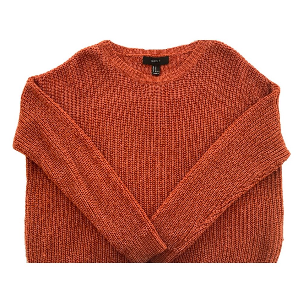 Fall, Burnt Orange Forever 21 Sweater